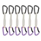 Ensemble Expreska Mammut Workhorse Keylock 17 cm 6-Pack Quickdraws Straight Gate/Bent Gate Key Lock grey-alpine