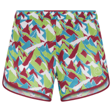 Shorts La Sportiva TIMING SHORT Women Red Plum/Lime Green