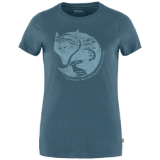 T-shirt a manches courtes Fjällräven Arctic Fox Print T-Shirt Women Indigo Blue