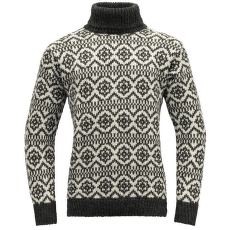 Pull Devold Hoddevik Wool High Neck Men 940B ANTHRACITE/FALCON