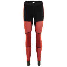 Leggings Aclima WoolNet Hiking Longs Women Jet Black/Poinciana/Capulet Olive