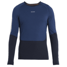 T-shirt a manches longues Icebreaker Merino 200 Sonebula LS Crewe Men MID NVY/ROYAL NVY/SNOW/CB