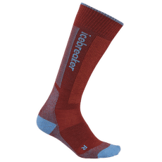 Chaussettes hauteur genou Icebreaker Ski+ Medium OTC Women PORT/BAJA/CEDAR WOOD