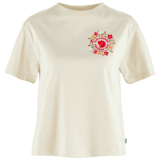 T-shirt a manches courtes Fjällräven Fjällblomster Logo T-Shirt Women Chalk White