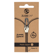 Tirette(s) ZlideON Repair slider for plastic zipper Silver
