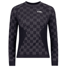 T-shirt a manches longues Mons Royale Ascender Merino Seamless Long Sleeve Women Forged Iron / Black