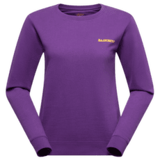 T-shirt a manches longues La Sportiva Climbing on the Moon Sweatshirt Women Viola/Giallo