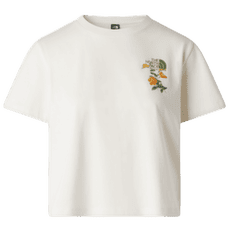 T-shirt a manches courtes The North Face Flora Embro Regular Short Sleeve Tee-Graphic Women WHITE DUNE