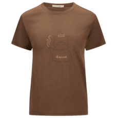 T-shirt a manches courtes Aclima LightWool 140 Classic Tee Kettle Women Dark Earth