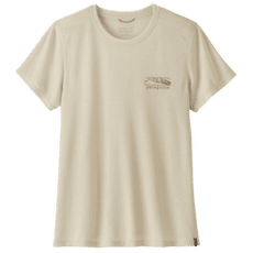 T-shirt a manches courtes Patagonia Cap Cool Trail Shirt - Stratapeaks Women Dyno White