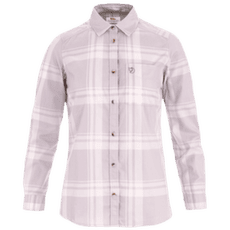 Chemises a manches longues Fjällräven ÖVIK LITE FLANNEL SHIRT WOMEN Lavender Mist-Eggshell