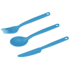 Ensemble Sea to Summit Camp Cutlery Set 3 Piece Cendre Blue