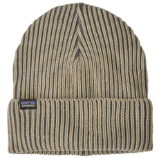 Casquettes Patagonia Fishermans Rolled Beanie Contrast Stripe: Weathered Stone