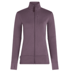 Sweat-shirt Icebreaker Merino 260 Quantum LS Zip Women GREY PLUM