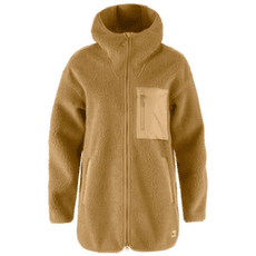 Veste Fjällräven Vardag Pile Fleece Long Women Buckwheat Brown