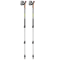 Trou Leki Traveller Alu black-silvergray-neonyellow