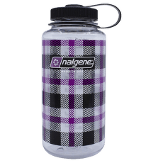 Bouteille Nalgene Wide Mouth 1000 ml Purple Plaid/5565-0134