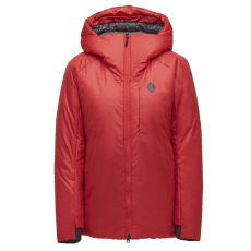 Veste longue Black Diamond Belay Parka Women Coral Red