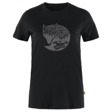 T-shirt a manches courtes Fjällräven Abisko Wool Fox SS Women Black-Iron Grey