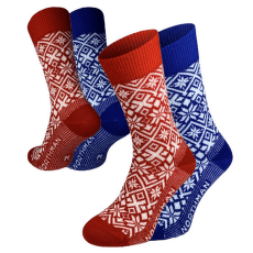 Chaussettes Northman Fauske merino 2-pack 35_mix barev
