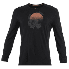 T-shirt a manches longues Icebreaker Merino 200 Oasis LS Crewe Ruapehu Round Men Black