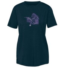 T-shirt a manches courtes Mammut Mountain T-Shirt Women 4208m marine 5118