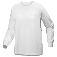 T-shirt a manches longues Arcteryx Kragg Cotton Bird Crew LS Women White Light / White