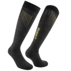 Chaussettes hauteur genou La Sportiva WOOL THERMO SOCKS Black/Yellow