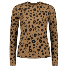 T-shirt a manches longues Mons Royale Cascade Merino Base Layer Long Sleeve Women Aoraki Lily Toffee
