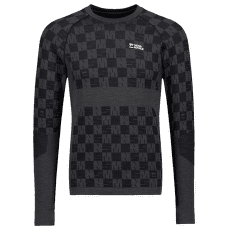 T-shirt a manches longues Mons Royale Ascender Merino Seamless Long Sleeve Men Forged Iron / Black