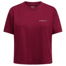 T-shirt a manches courtes La Sportiva TRILOGY CROP T-SHIRT Women Redwood/Limestone