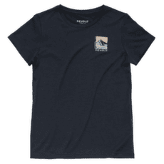T-shirt a manches courtes Devold Classic Summit Tee Women 284A INK
