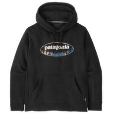 Sweat-shirt Patagonia ’95 Oval Logo Uprisal Hoody Men Black: Kaleido