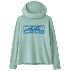 Sweat-shirt Patagonia Cap Silkweight Hoody Kids Boardshort Logo Tones: Thin Ice