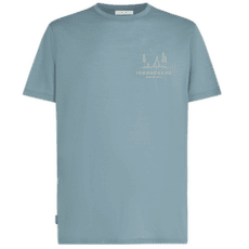 T-shirt a manches courtes Icebreaker Merino 150 Tech Lite SS Tee IB Wordmark Men FLINT BLUE