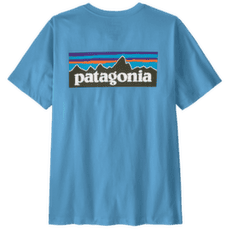 T-shirt a manches courtes Patagonia P-6 Logo T-Shirt Men Shore Blue