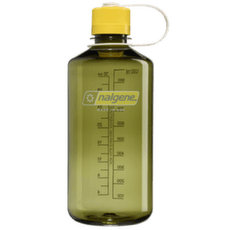Bouteille Nalgene Narrow-Mouth 1000 mL Sustain Oil Green w/Freesia