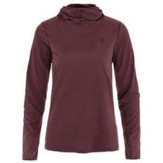 T-shirt a manches longues Fjällräven Abisko Sun-hoodie Women Port