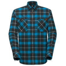Chemises a manches longues Mammut Alvra Longsleeve Shirt Men black-glacier blue