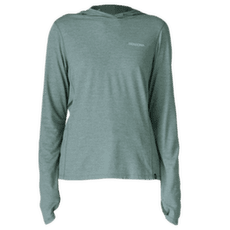 T-shirt a manches longues Patagonia Cap Cool Sun Hoody Peak Visions Women Nouveau Green - Blue Sage X-Dye