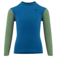 T-shirt a manches longues Aclima WarmWool Crew Neck Children Corsair / Dill
