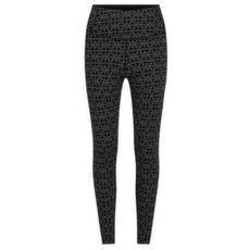Leggings Icebreaker Merino 260 Oasis Vertex High Rise Leggings Alpine Geo Women BLACK/SNOW/J