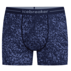 Caleçons Icebreaker Merino 150 Anatomica Boxers Moss Bloom Men MIDNIGHT NAVY/AOP