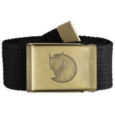 Bande Fjällräven Canvas Brass Belt Black