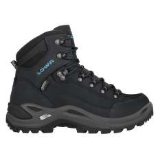 Chaussures Lowa Renegade Gtx Mid Women asphalt/turquoise