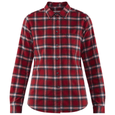 Chemises a manches longues Fjällräven Övik Flannel Shirt Women Deep Red