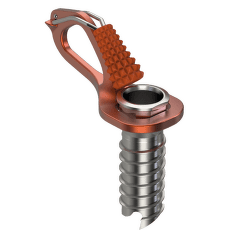 Vis Blue Ice Aero Ice Screw Orange