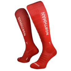 Chaussettes hauteur genou Northman Ski Ultralight 30_červená