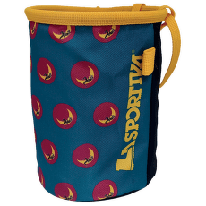 Sachet La Sportiva Climbing On The Moon Chalk Bag Turchese/Giallo