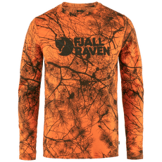 T-shirt a manches longues Fjällräven Värmland Wool LS Men Orange Multi Camo